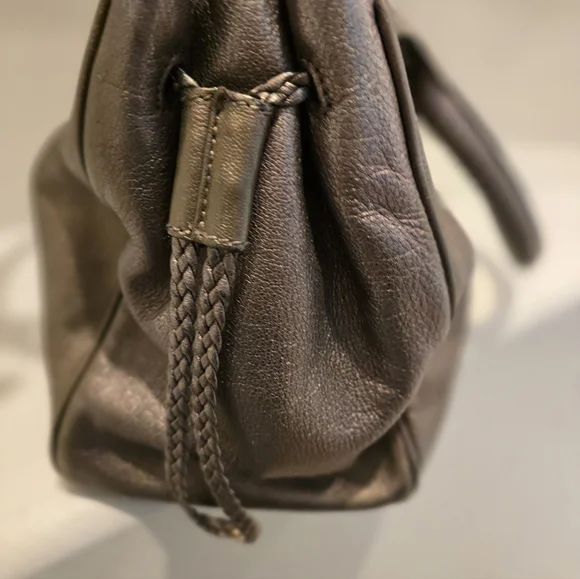 Salvatore Ferragamo Bronze Satchel Bag - Picture 8 of 16